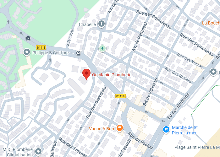 Occitanie Plomberie : Carte localisation D1118